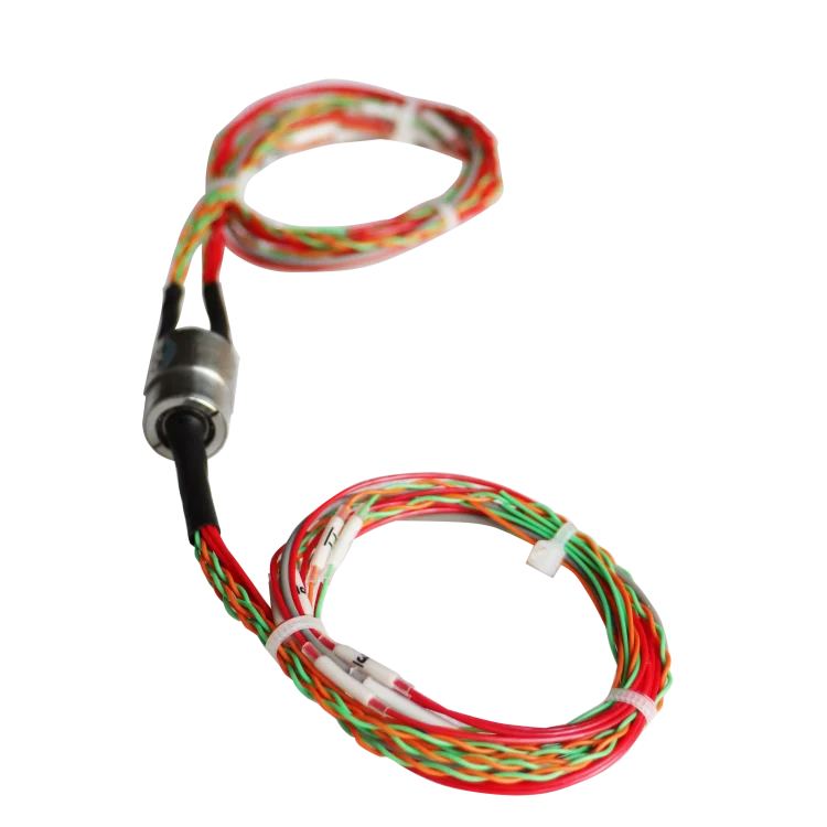 DHS013-14 capsulated miniature slip rings diameter 13mm 14channels, view 2