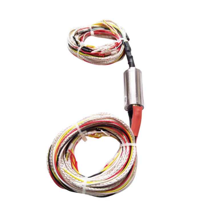 DHS017-20-002 Ingiant Micro slip ring out diameter 17mm with 1channel HD-SDI signal (Coaxial radio frequency) — capsulated slip rings manufactured by INGIANT