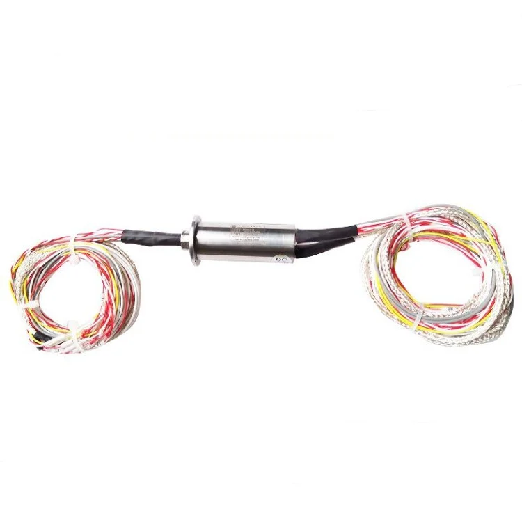 DHS019-26 capsulated miniature slip ring with outer diameter 19mm 26 channels, view 2