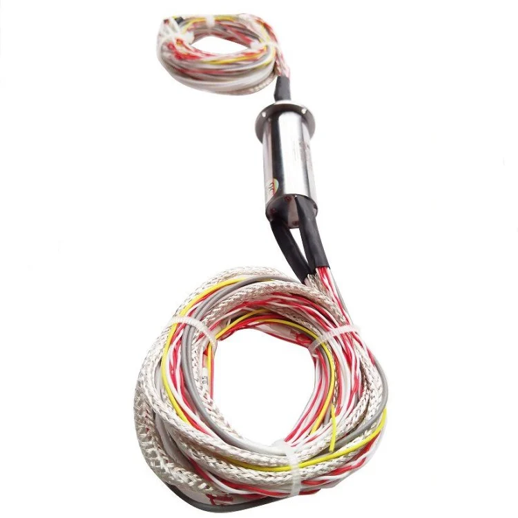 DHS019-26 capsulated miniature slip ring with outer diameter 19mm 26 channels, view 3