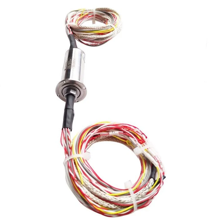 DHS019-26 capsulated miniature slip ring with outer diameter 19mm 26 channels — capsulated slip rings manufactured by INGIANT