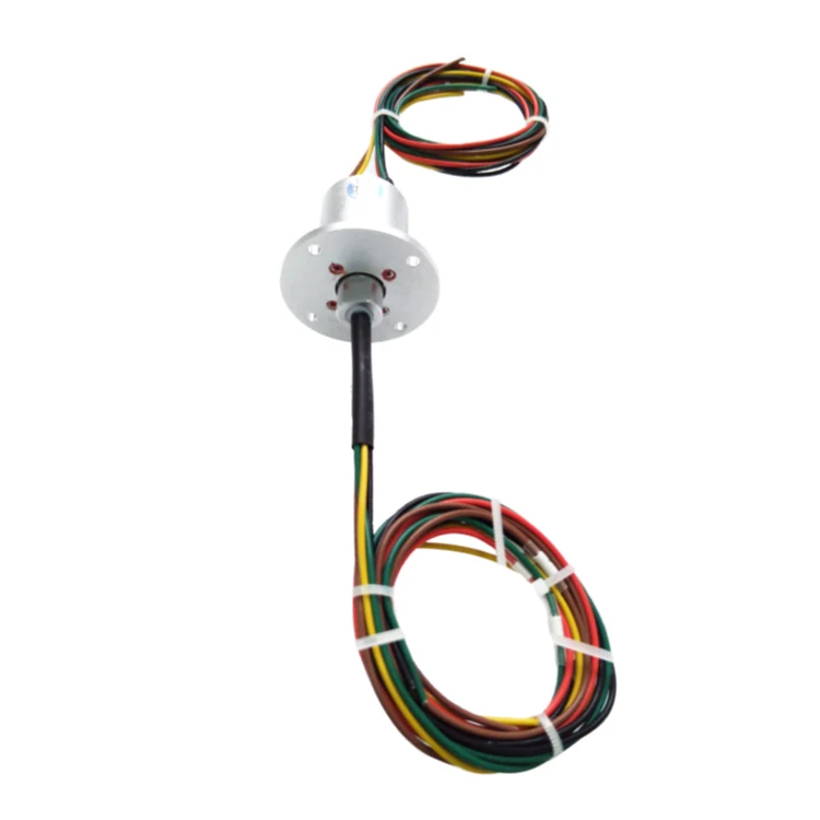 DHS025-5-10A capsule slip ring out diameter 25mm 5channels 10A/channel for High speed ball camera, view 2