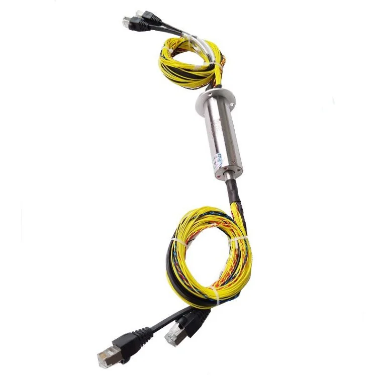 DHS026-32 Ethernet slip ring 32channels diameters 32mm — ethernet slip rings manufactured by INGIANT