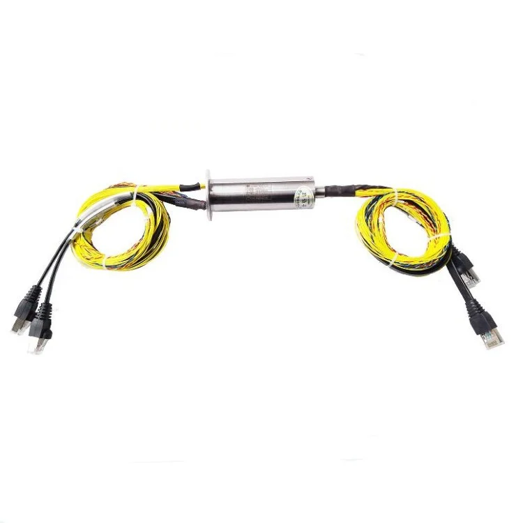 DHS026-32 Ethernet slip ring 32channels diameters 32mm, view 2