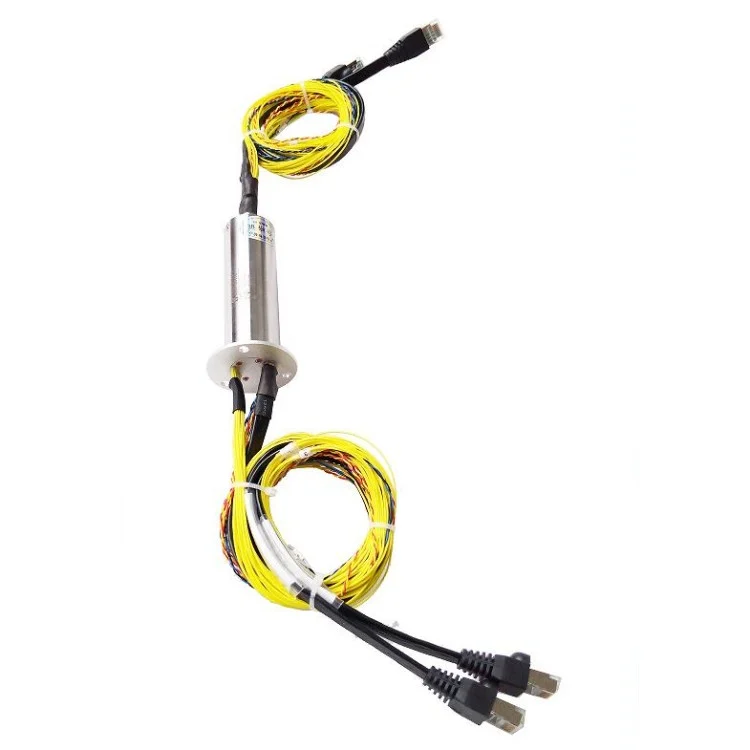 DHS026-32 Ethernet slip ring 32channels diameters 32mm, view 3