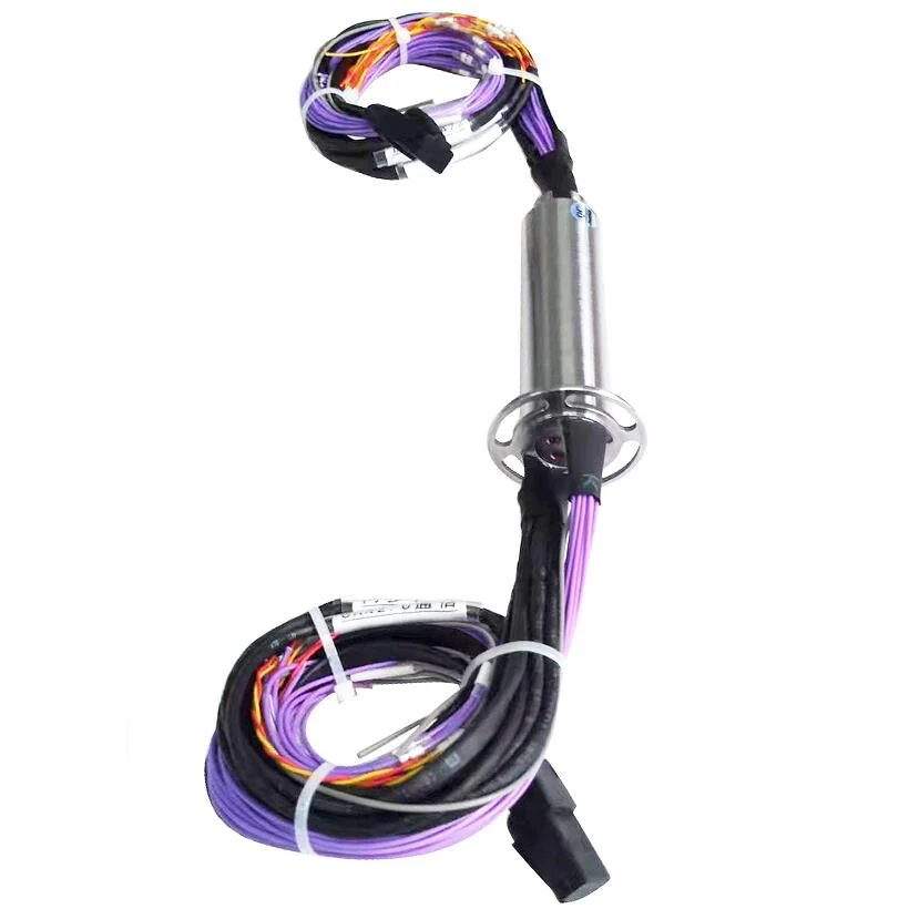 DHS027-41miniature solid shaft slip ring for use in space-critical applications — capsulated slip rings manufactured by INGIANT
