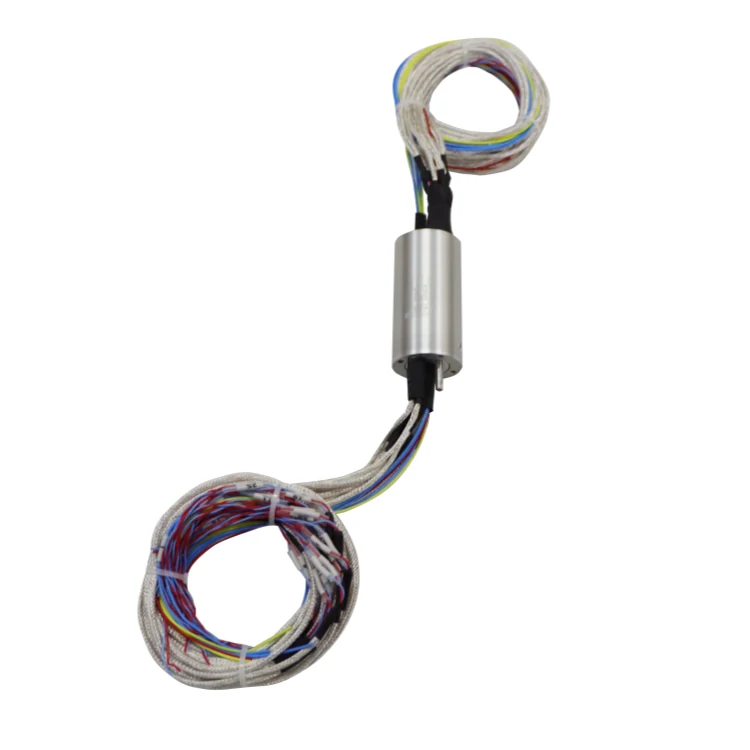 DHS028-30 HD-SDI slip ring Loss-free transmission diameter 28mm 30channels — hd-sdi slip rings manufactured by INGIANT