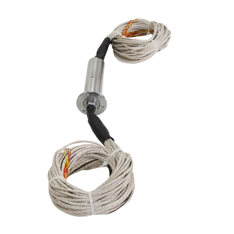 DHS028-51 Industrial bus slip ring 28mm 51channels transmits sensor signal — capsulated slip rings manufactured by INGIANT