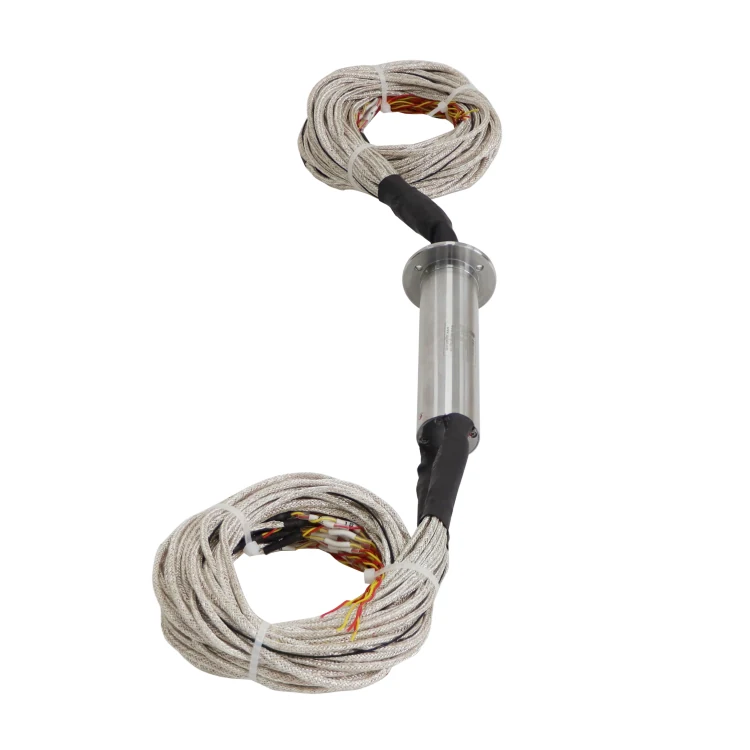 DHS028-51 Industrial bus slip ring 28mm 51channels transmits sensor signal, view 2