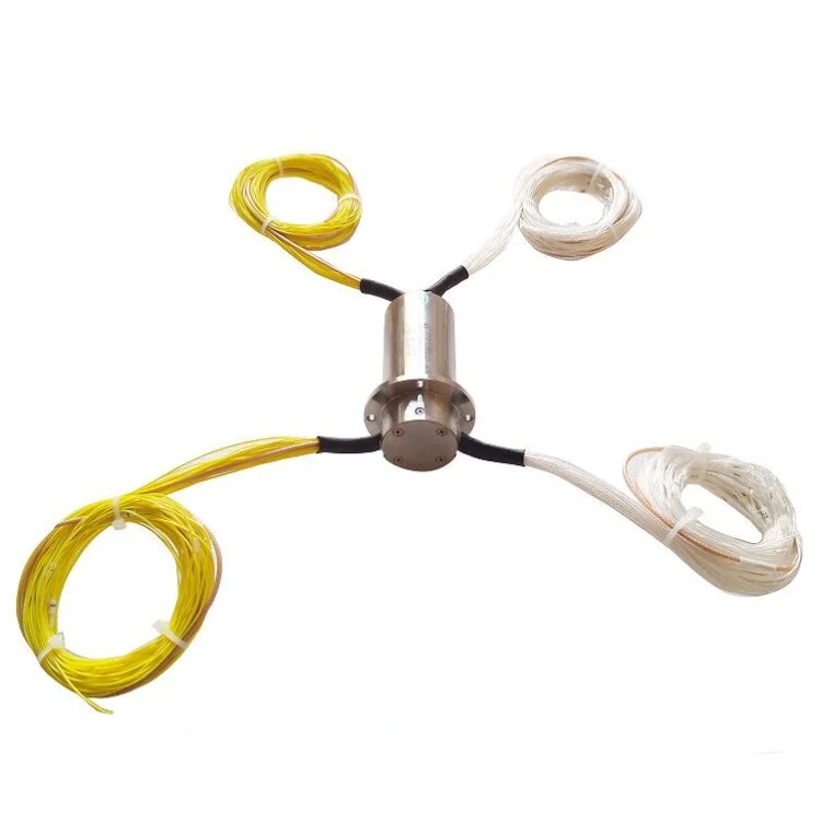 DHS034-39 solid shaft slip ring 39channels and diameter 39mm, view 2