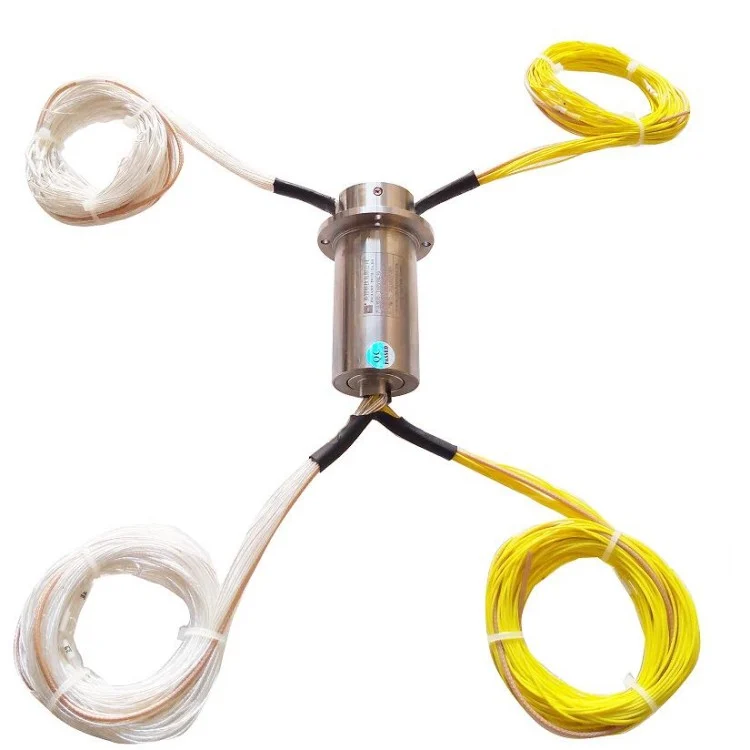 DHS034-39 solid shaft slip ring 39channels and diameter 39mm, view 3