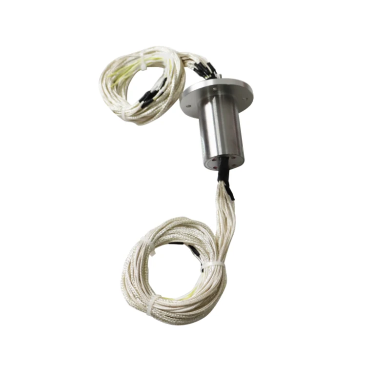 DHS035-20-3A High precision solid shaft single axis turntable slip ring 20 channels 3A — capsulated slip rings manufactured by INGIANT