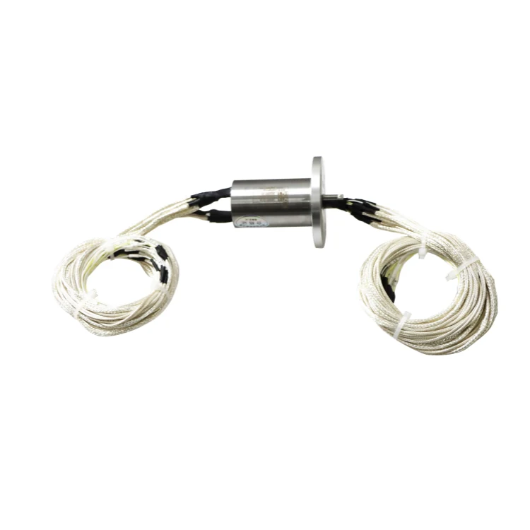 DHS035-20-3A High precision solid shaft single axis turntable slip ring 20 channels 3A, view 3