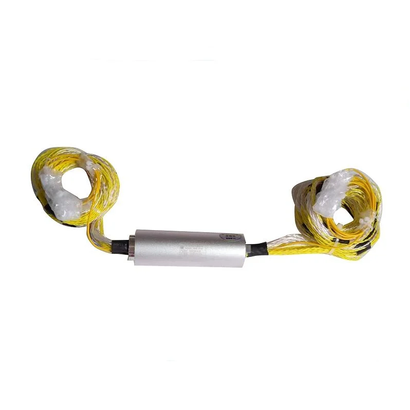 DHS036-88-1F miniature hybrid slip rings for electrical and fiber transmission 88 channels, view 3