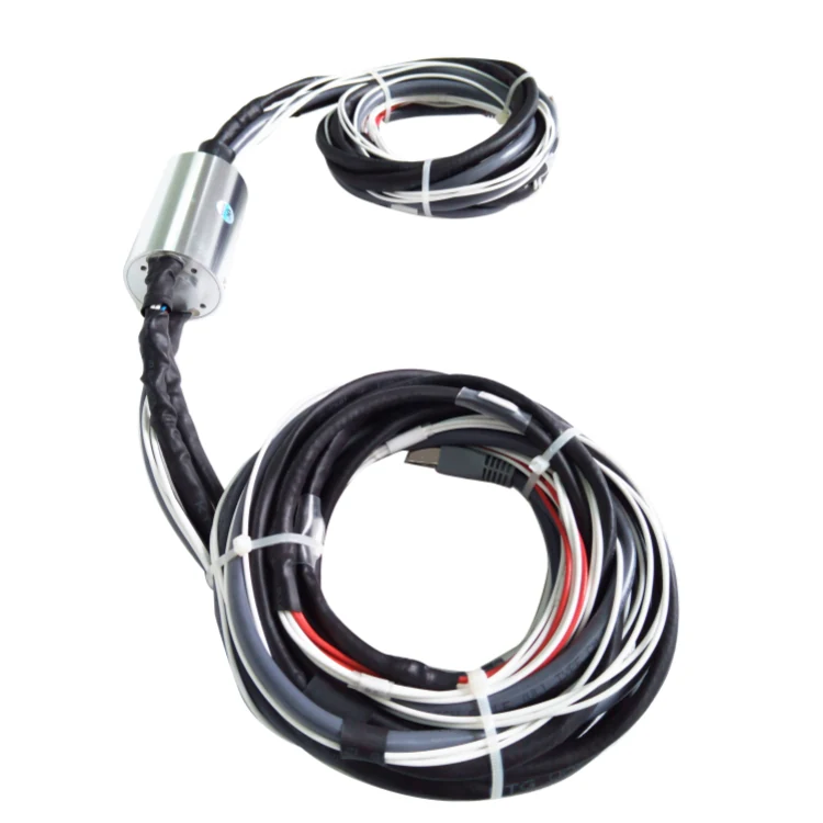 DHS040-11 capsulated Ethernet slip ring diameter 40mm 11channels, view 3