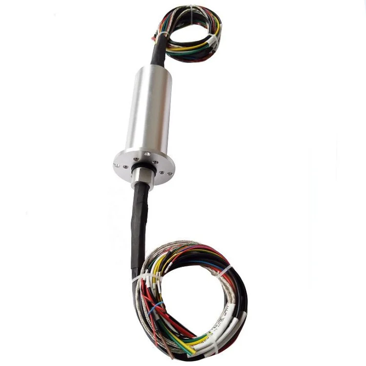 DHS040F-41-002 Capsulated waterproof slip ring transmission reliable power 10A and signal 2A, view 2
