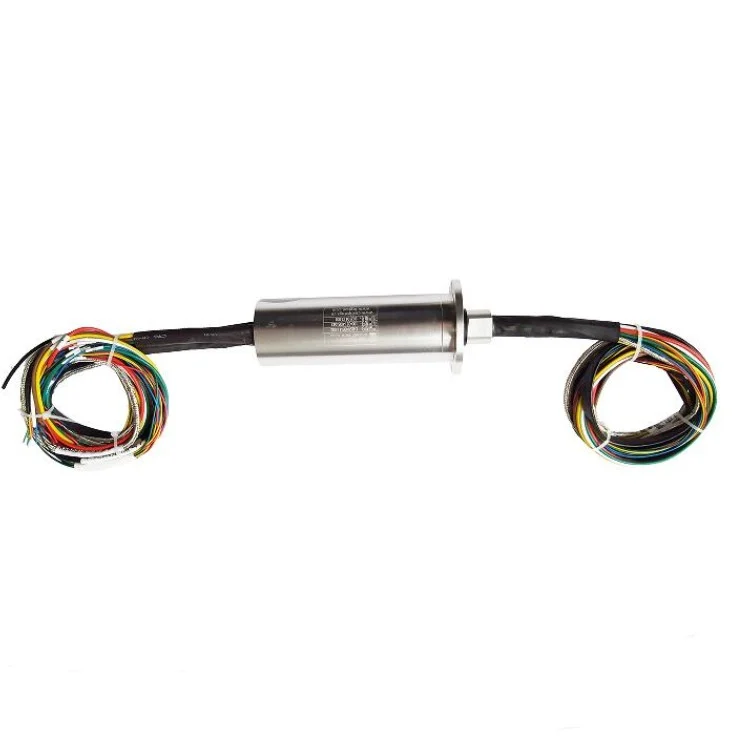 DHS040F-41-002 Capsulated waterproof slip ring transmission reliable power 10A and signal 2A, view 3