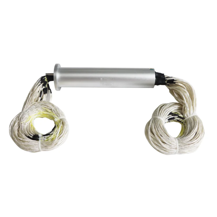 DHS042-100-3A solid shaft slip ring Rotor flange slip ring diameter 42mm 100channels 3A, view 2