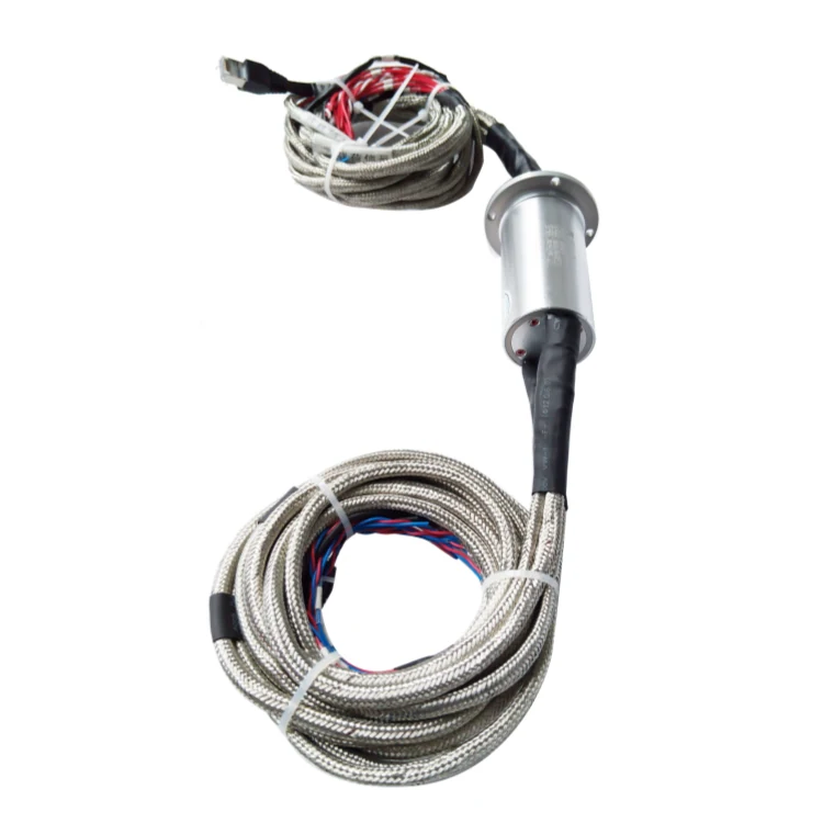 DHS042-34 Solid shaft turntable slip ring outer diameter 42mm combination 34 channels current/signal, view 3