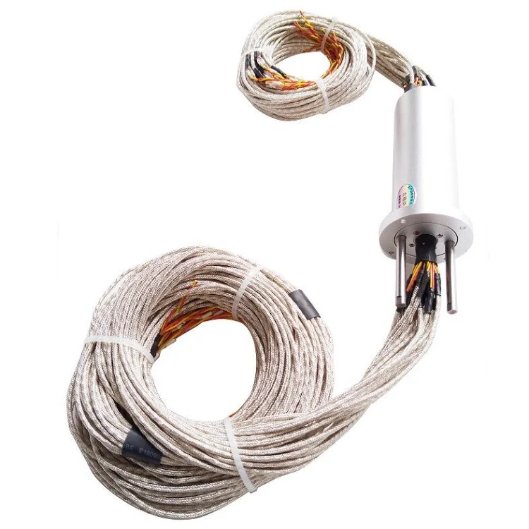 DHS042-40-3A capsulated slip ring 40 channels 3A diameter 42mm — capsulated slip rings manufactured by INGIANT