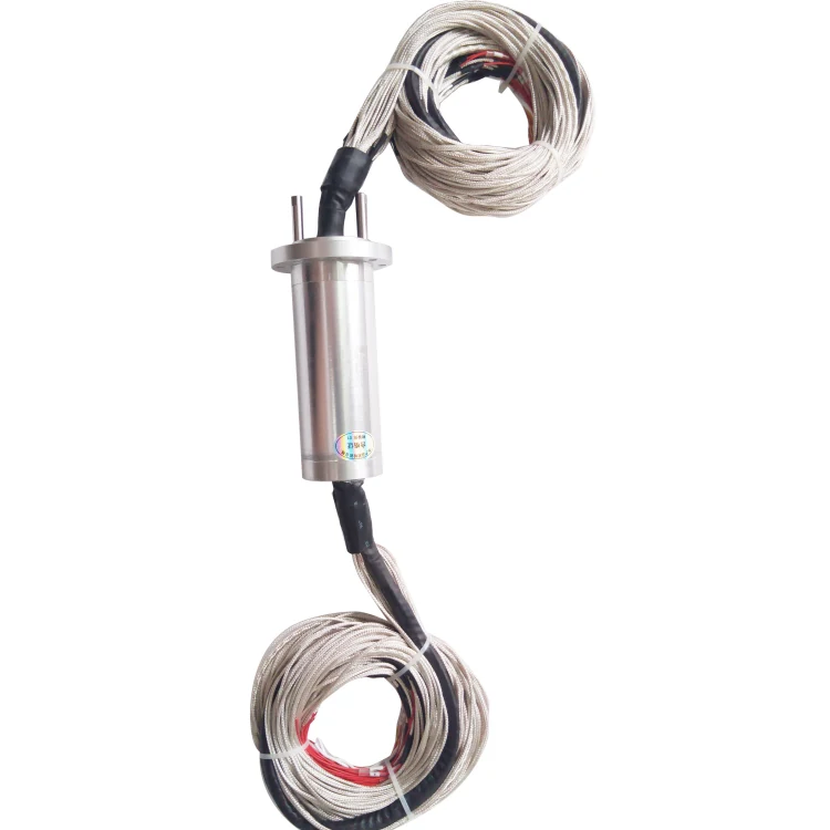 DHS044-50 Ingiant Customized servo slip rings with solid flange design diameter 44mm, view 2
