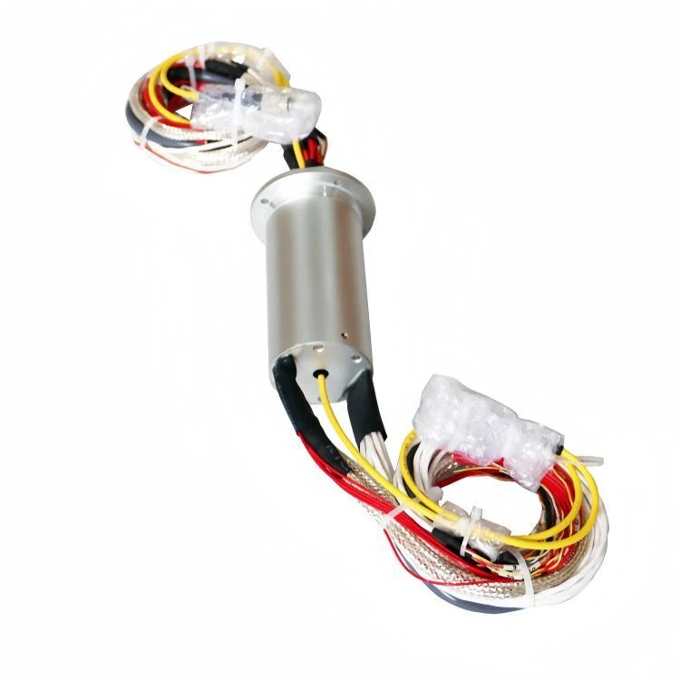 DHS048-35-1F photoelectric slip ring combination single channel fiber optic slip ring — fiber optic rotary joints manufactured by INGIANT