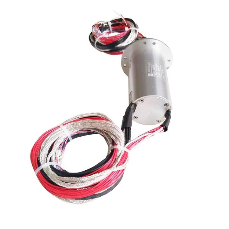 DHS049-45 non-standard custom solid shaft conductive slip ring ID 49mm 45channnels, view 3