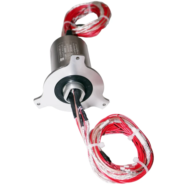 DHS050F-16 Standard capsulated slip ring ID 50mm 16channels waterproof — capsulated slip rings manufactured by INGIANT