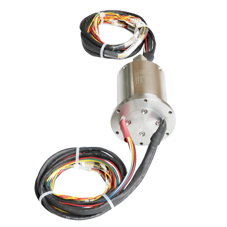 DHS052-24-1 customized industrial bus slip ring transmission RS422 signal, view 2