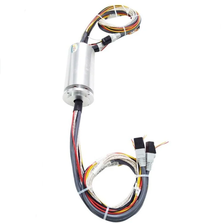 DHS054-24 Capsulated slip rings diameter 54mm 24channels for engineering machinery, view 2