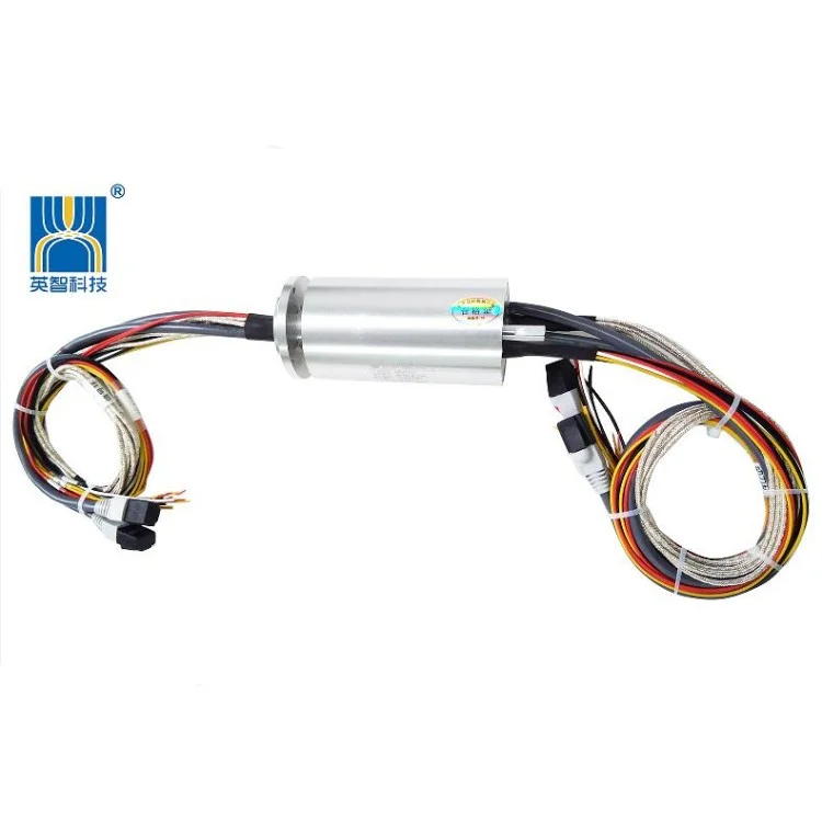 DHS054-24 Capsulated slip rings diameter 54mm 24channels for engineering machinery, view 3