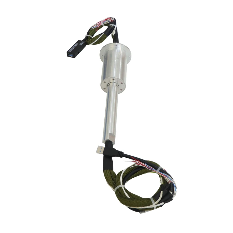 DHS055-25-3A Customized USB slip ring transmit USB3.0 signals and 3A electrical power, view 2