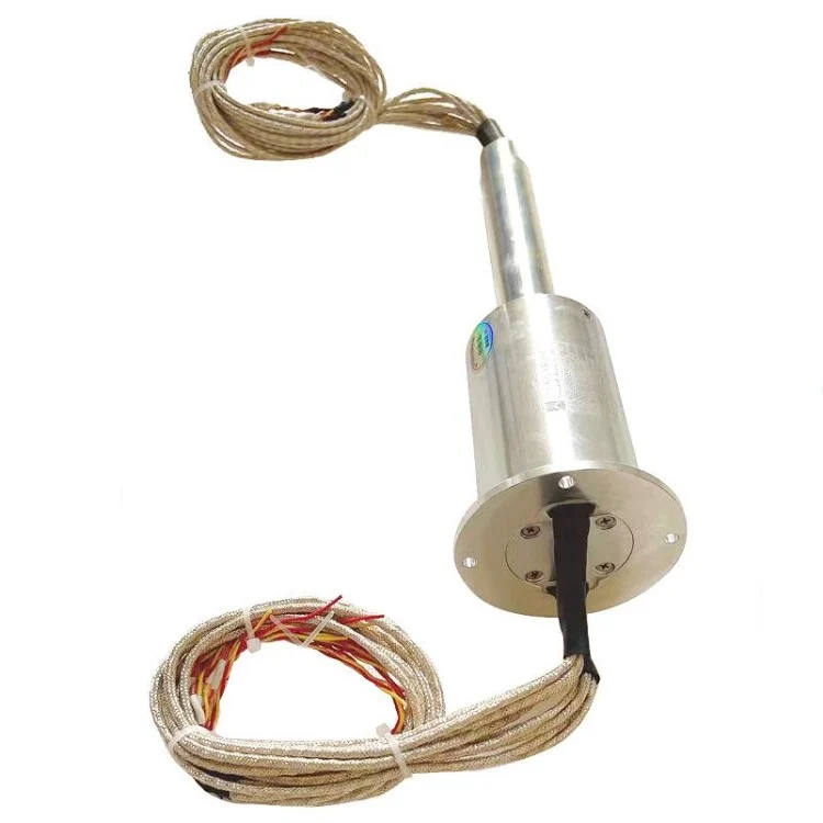 DHS056-20-3A customised solid shaft slip ring with 20circuits 3A, view 3