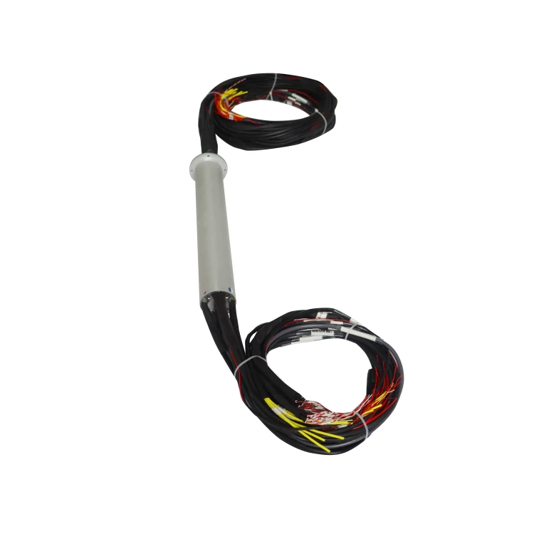 DHS057-149 Customized OD 57mm Ethernet slip ring 149 channels for box type turntable centrifuge, view 3