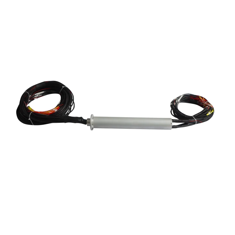 DHS057-149 Customized OD 57mm Ethernet slip ring 149 channels for box type turntable centrifuge, view 2