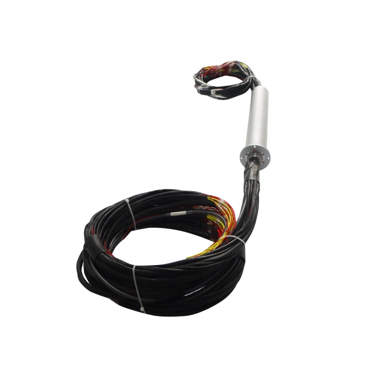 DHS057-149 Customized OD 57mm Ethernet slip ring 149 channels for box type turntable centrifuge — ethernet slip rings manufactured by INGIANT