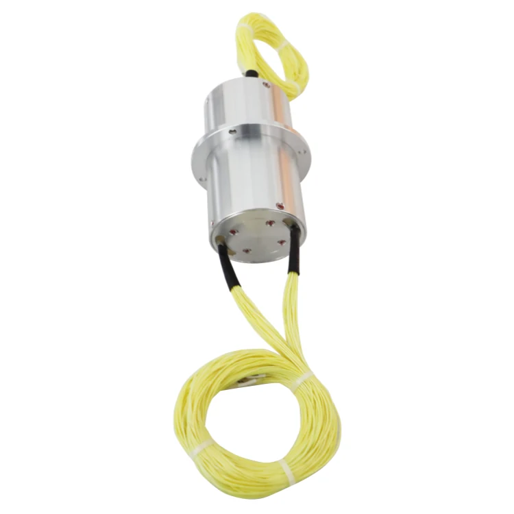 DHS057-54 automation slip rings with outer diameter 57mm transmission of power and data, view 3