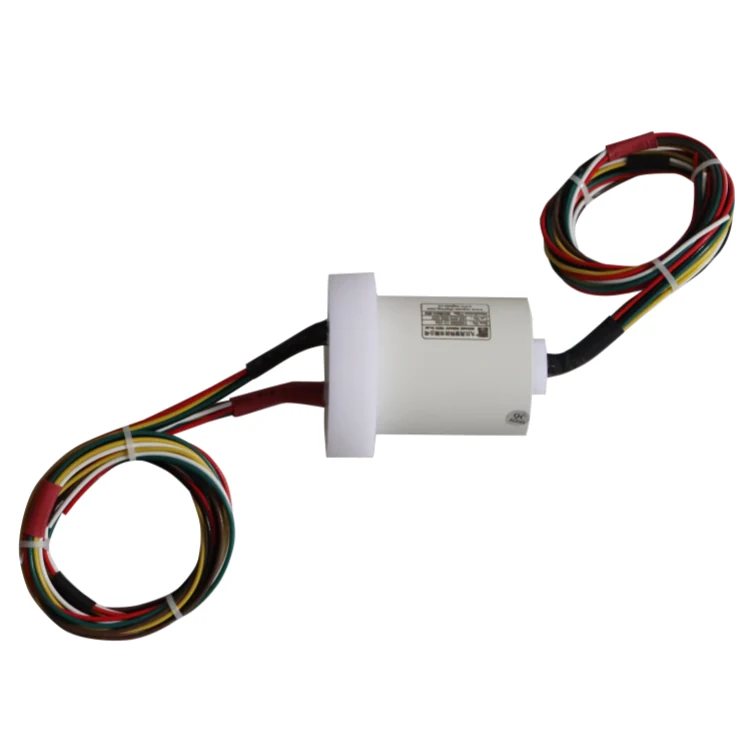DHS060-12-10A capsulated automation slip rings 12channels 10A for complex industrial power and signal transmission, view 2