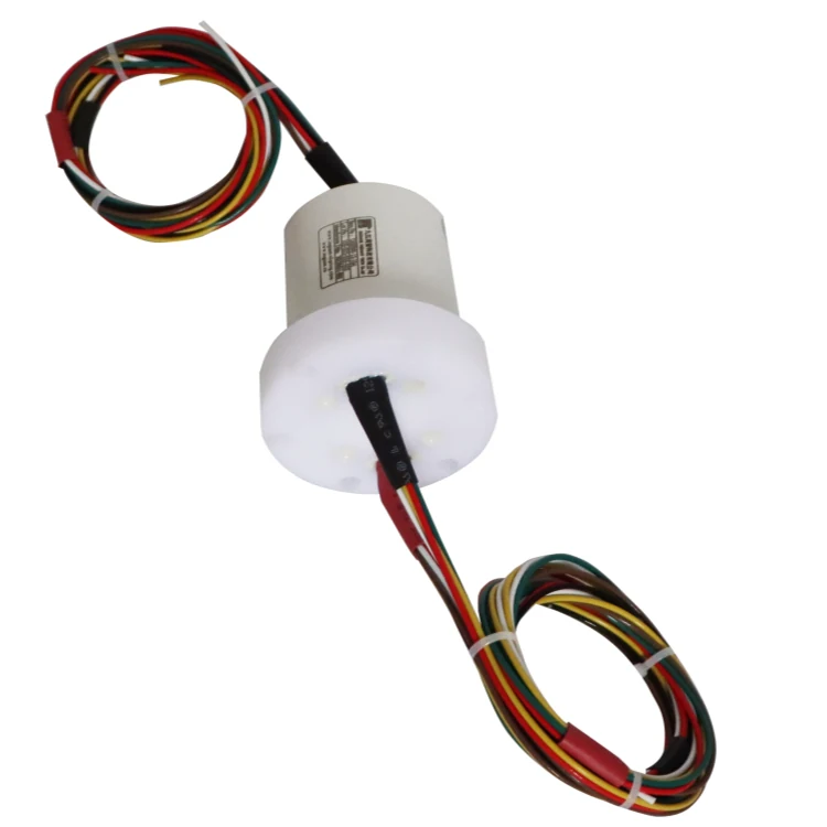 DHS060-12-10A capsulated automation slip rings 12channels 10A for complex industrial power and signal transmission, view 3