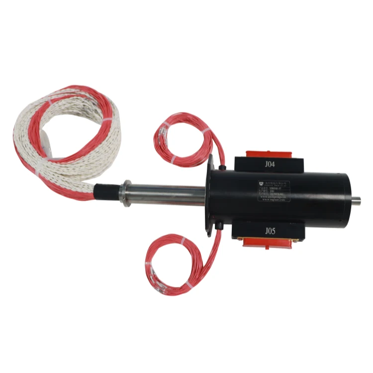 DHS063-57 Customized compact automation slip rings diameter 63mm with rotational speeds of up to 1000 rpm, view 3