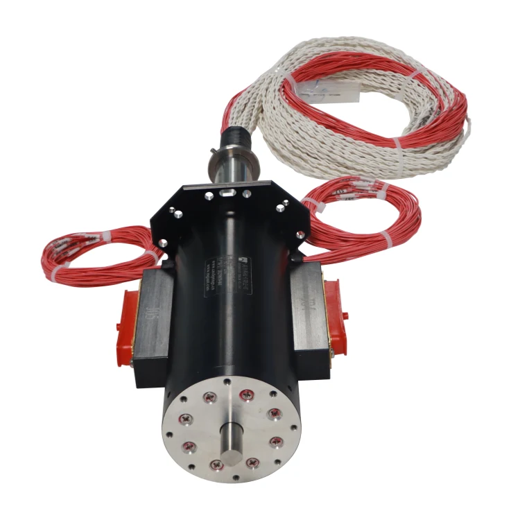DHS063-57 Customized compact automation slip rings diameter 63mm with rotational speeds of up to 1000 rpm — customized slip rings manufactured by INGIANT