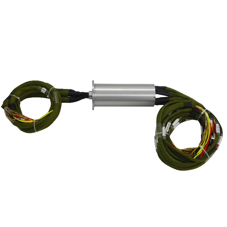 DHS070-69 Ingiant Military grade OD70mm rotor flange conductive slip ring for rotary table, view 2