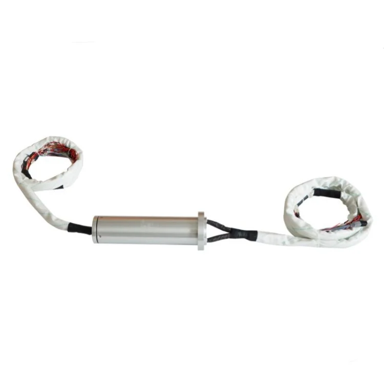 DHS070-52 capsulated solid shaft slip rings diameter 70mm 52channels, view 3