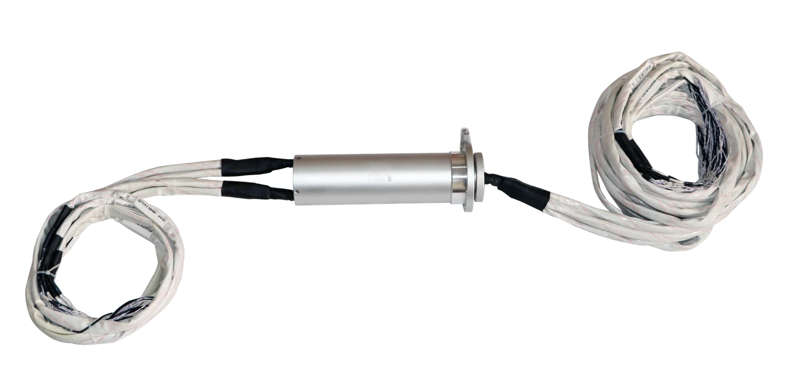 DHS074-95 customized solid shaft capsulated slip ring flange connection diameter 74mm 95 channels, view 2