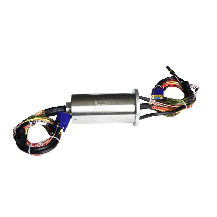 DHS075-49 solid shaft HD-SDI slip ring diameter 75mm 49channels transmit video signal, view 3