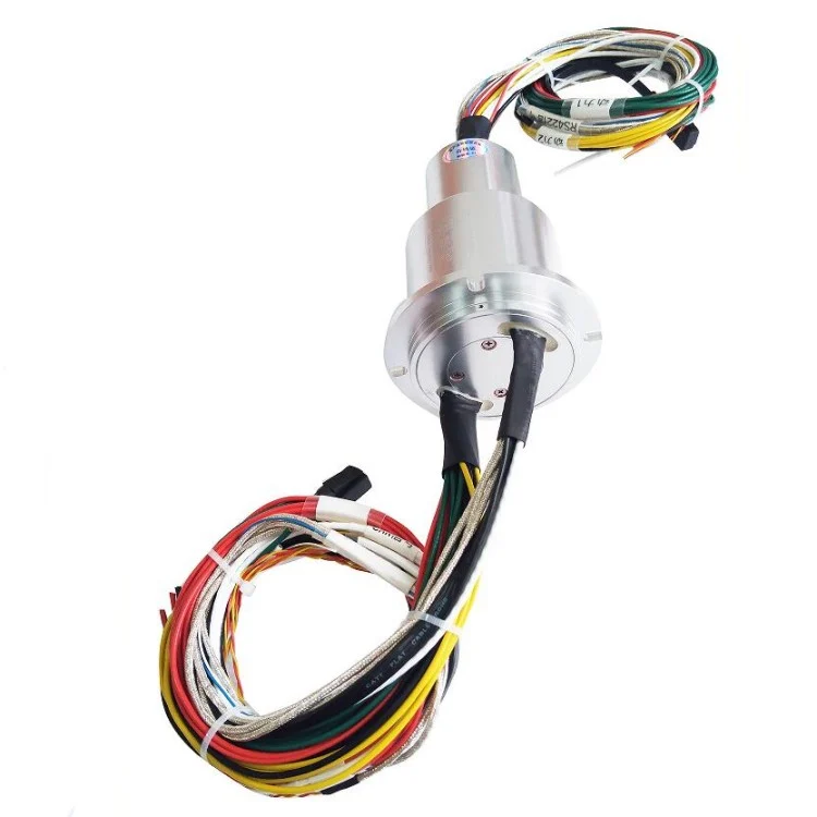 DHS076-31 Capsulated slip rings diameter 76mm 31 circuits for industrial automatic equipment — capsulated slip rings manufactured by INGIANT