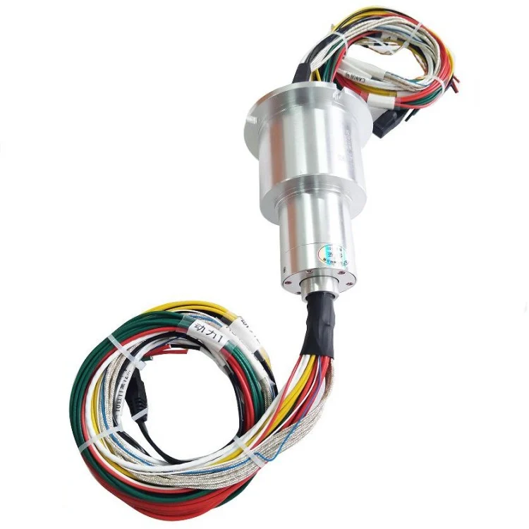 DHS076-31 Capsulated slip rings diameter 76mm 31 circuits for industrial automatic equipment, view 2