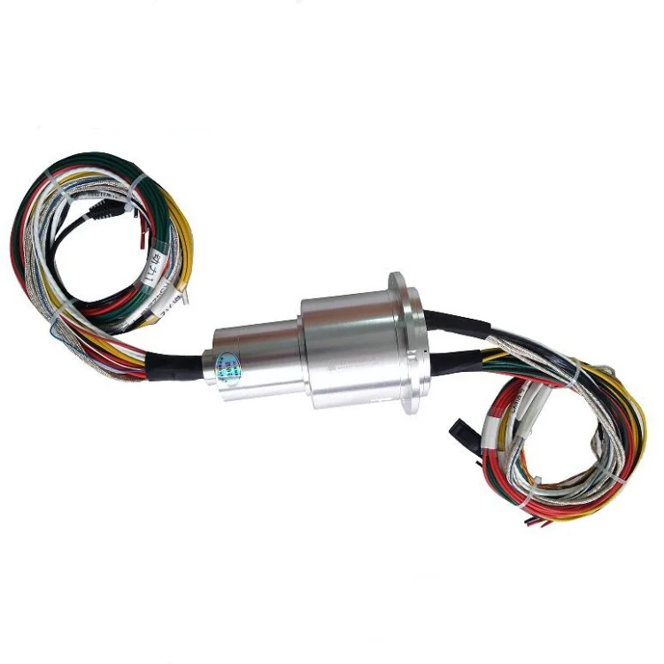 DHS076-31 Capsulated slip rings diameter 76mm 31 circuits for industrial automatic equipment, view 3