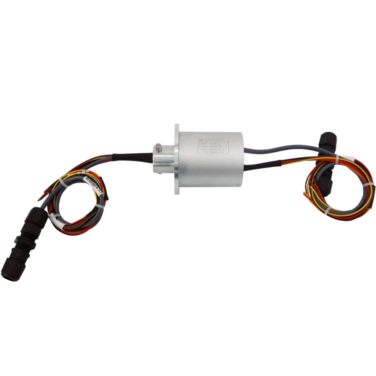 DHS078-17 78mm Ethernet slip ring customization and transmit 100/1000M Ethernet signals, view 2