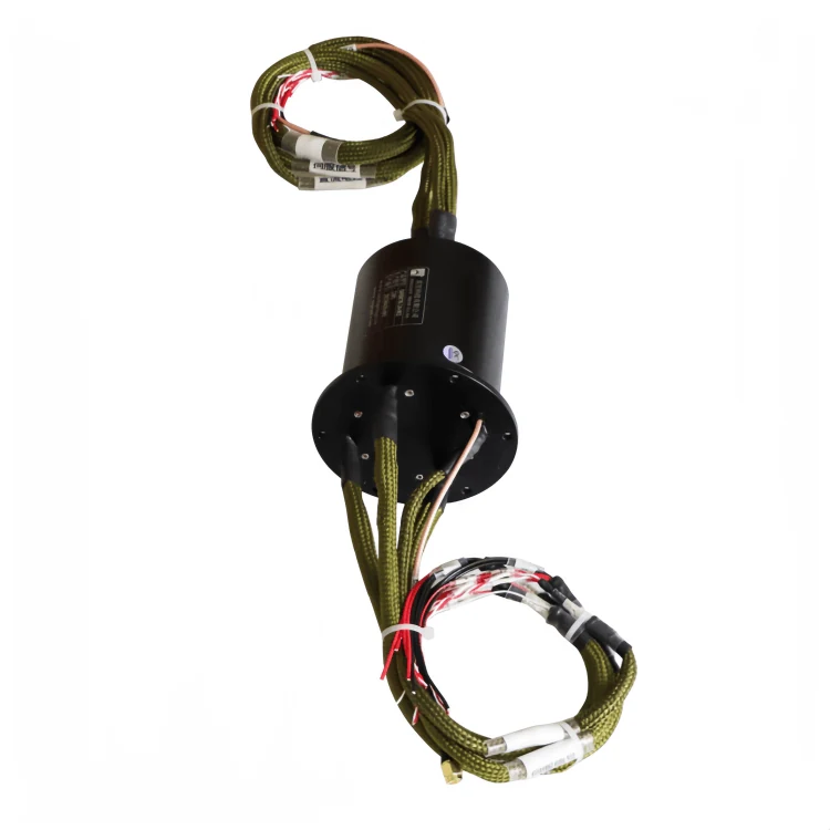 DHS078-24-002 78mm servo slip ring encoder slip ring 24 channels can be customized — customized slip rings manufactured by INGIANT